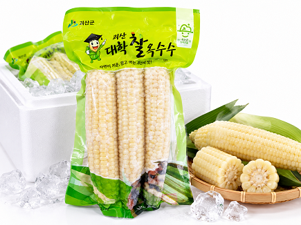 [둔율올갱이영농조합법인]냉동 괴산 찐 대학찰 옥수수21개